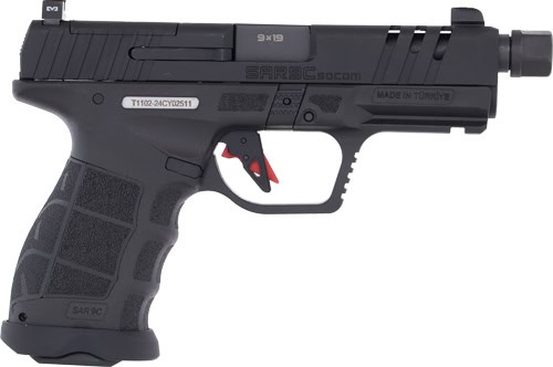 SAR USA SAR9 COMPACT SOCOM 9MM - 4.7" BBL 15/21 RD MAG BLACK