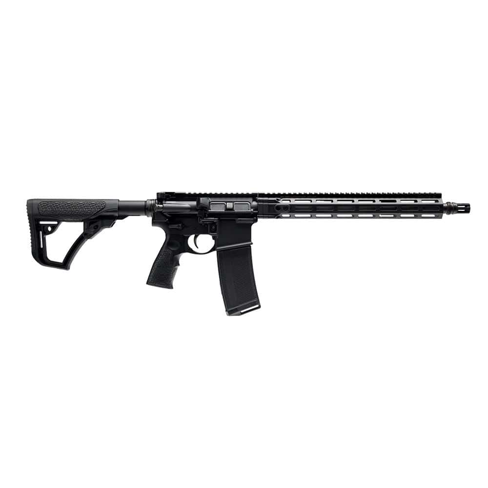 Daniel Defense DD4 V7 SLW Rifle 5.56mm NATO 32rd Magazine 14.5" 1/2x28 Threaded Barrel Black with 13.4" Handguard and Flash Hider