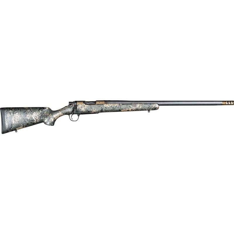 Christensen Arms Ridgeline FFT Rifle 7mm PRC 3rd Magazine 22" Barrel Carbon with Green & Tan Accents