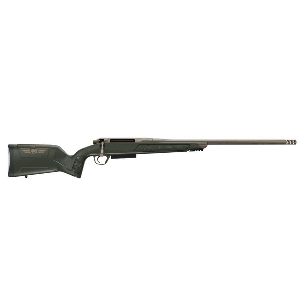 Christensen Arms Evoke Rifle 7mm PRC 4rd Magazine 22" 5/8x24" Threaded Barrel Bronze and OD Green