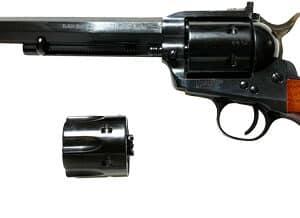 CIMARRON SA BAD BOY 10MM AUTO - 8" W/EXTRA .38/40 CYLINDER