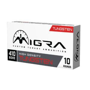 Migra Turkey High Density Tungsten Shotshell 410ga 3" 7/8oz #9 10/ct