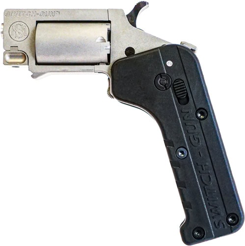 STAND MFG SWITCH GUN 22 MAG - 5 SHOT STAINLESS CAN BE FOLDED - Image 2