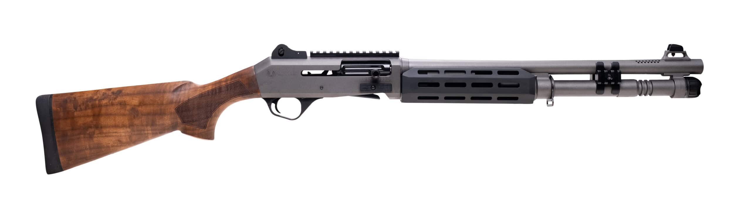 PANZER ARMS M4 SPEED PRO WALNUT 12G SA 18.5" PORTED, WALNUT STOCK, BLK MLOK RAIL 5RD
