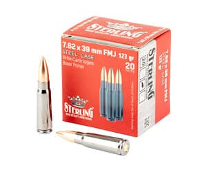 STERLING SC 762X39 123GR FMJ 20/1000