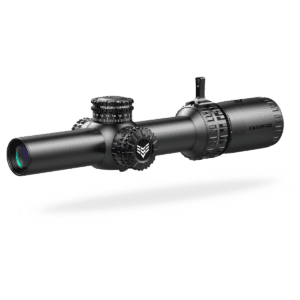 Swampfox Arrowhead LPVO Series Rifle Scope 1-6x24 30mm SFP Guerilla Dot MOA IR Black
